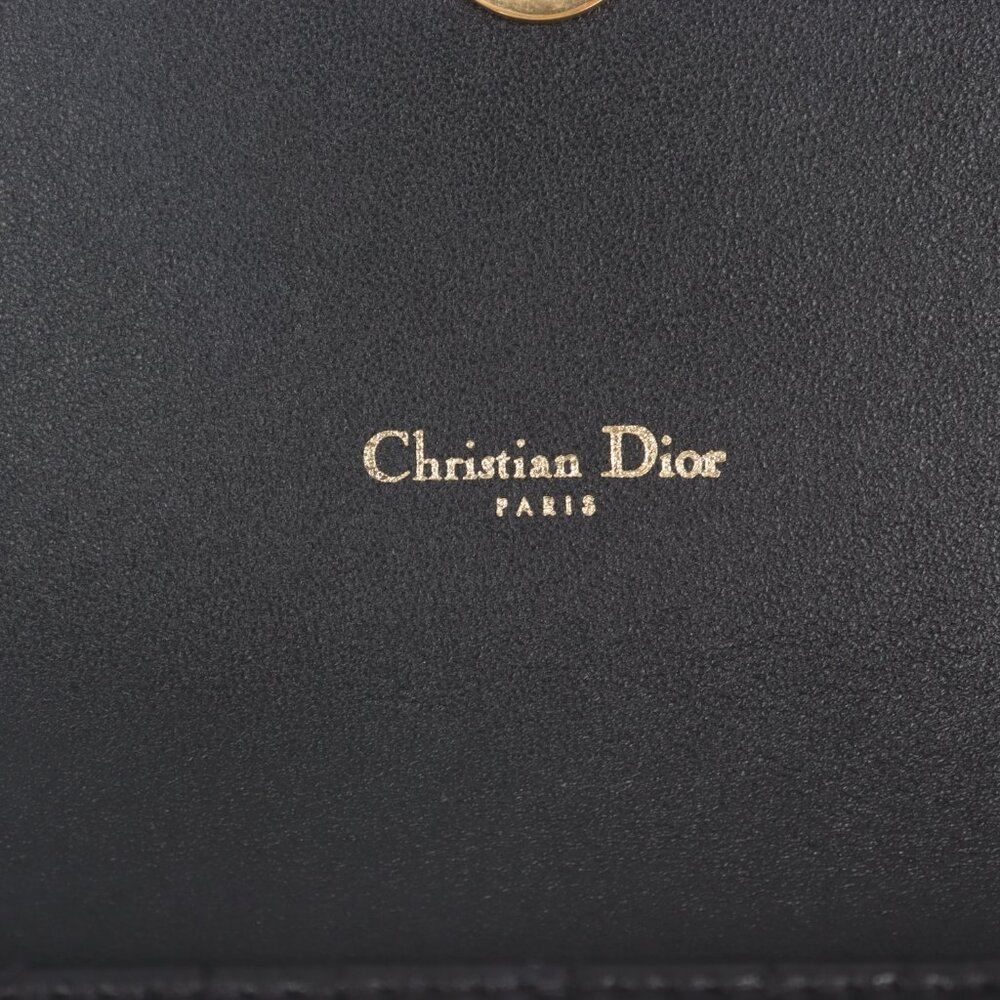 ♥️Dior Caro Black Leather Crossbody Handbag♥️ - Picture 11 of 15